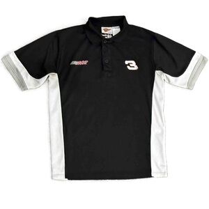 VTG Winners Circle NASCAR Polo Shirt Mens Large Dale Earnhardt RCR Racing Black